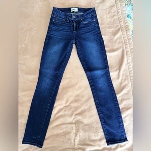 PAIGE Dark Blue Women's Skinny Jeans